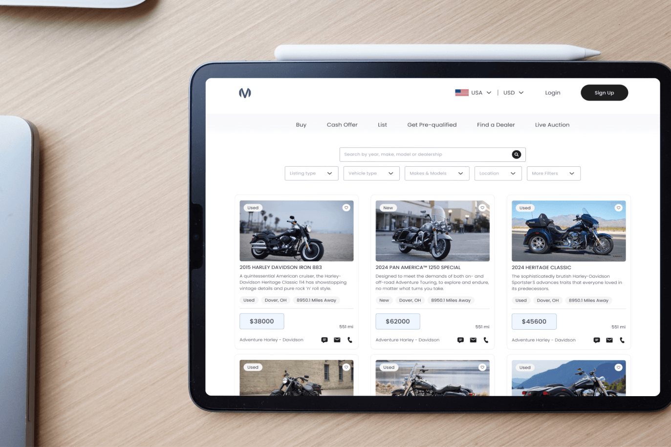 Helping America's Largest Publicly Listed Powersports Retailer with Real-Time Vehicle Bidding Platform